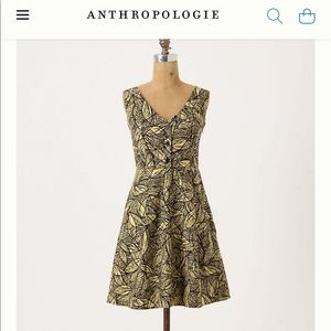 Weston Wears' Emerging Leaves Dress Anthropologie